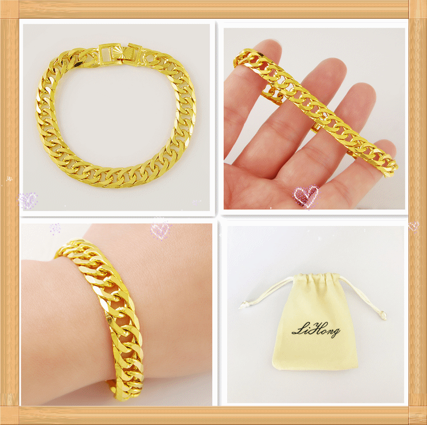 24k gold plated bracelet